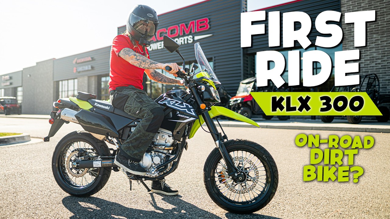 Обзор Kawasaki KLX 300SM — тест-драйв супермото и первые впечатления!