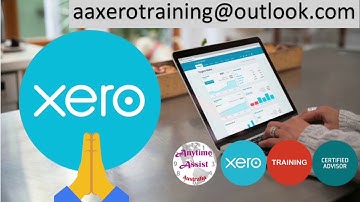 Xero Training -  Menu Changes