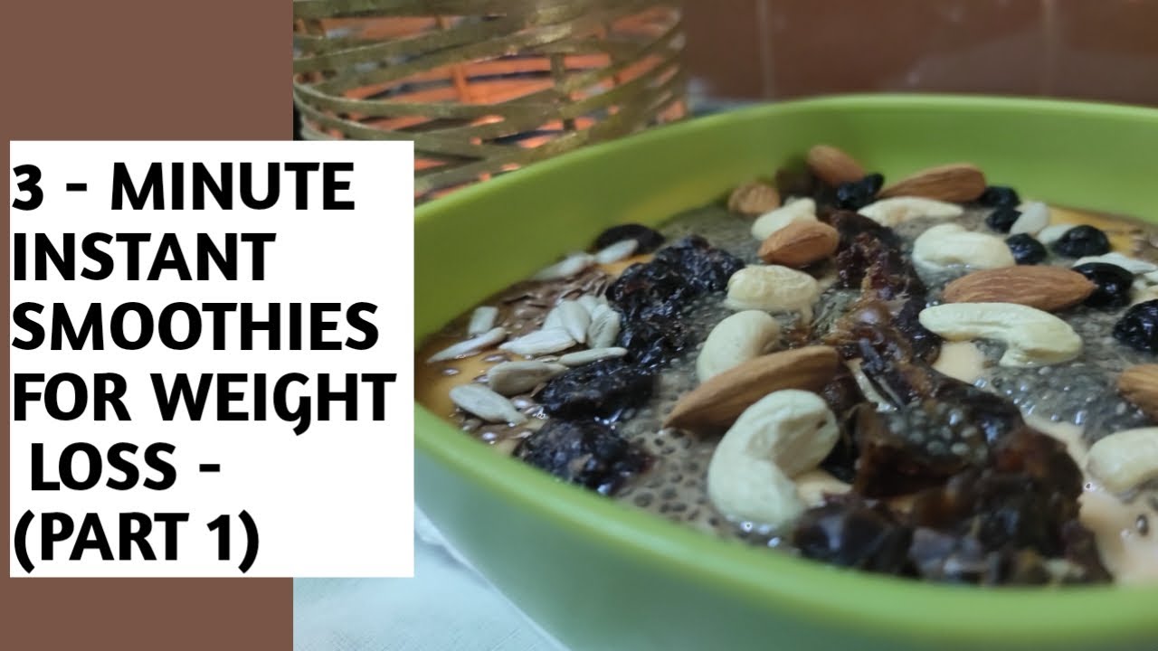 3 Minutes Instant HealthySmoothies keeps you fuller weight loss