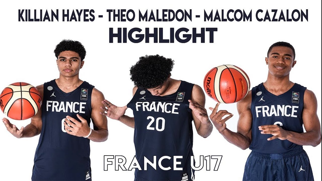 Highlights Killian Hayes Theo Maledon Malcom Cazalon Full Game Highlights U17 Fra Vs Egy Youtube