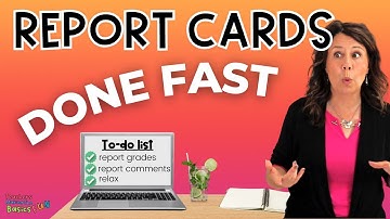 Report Cards -  Do This, Don