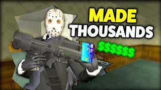 MADE Thousands FROM THIS MAD Fake WALL BASE! - Gmod DarkRP Life EP 9 (New Base Build TOO)