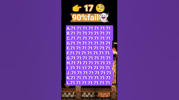 👉#find the numbers👉17👀mil jaye to🤔#comment🧠#facts#shortvideo#new#viralvideo#gk#puzzle#like#subscribe