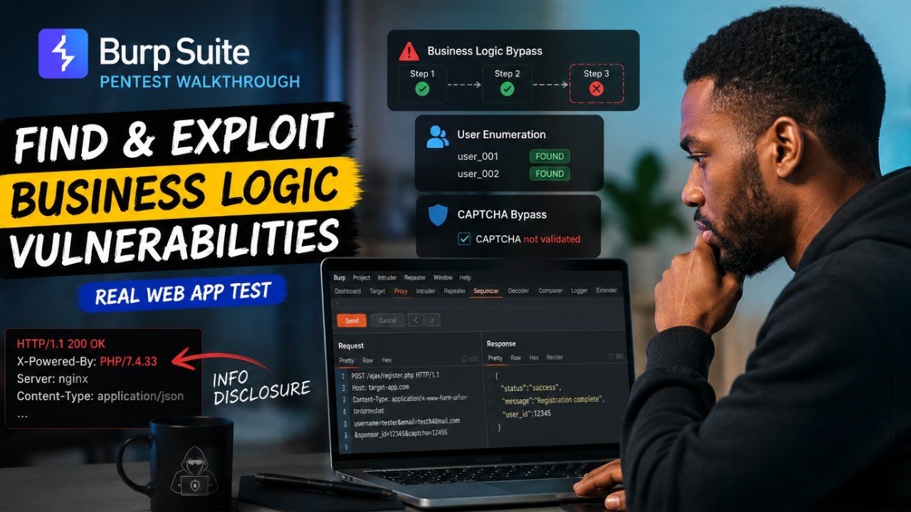 Live Application Security Testing with Burp Suite | Cybersecurity Project | Web Penetration Testing