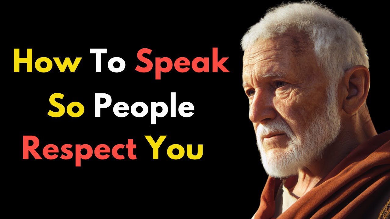 How to Speak so People Respect You | Stoic Philosophy