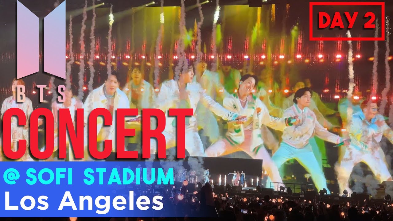 BTS LIVE @ SOFI stadium L.A. day 2 - YouTube