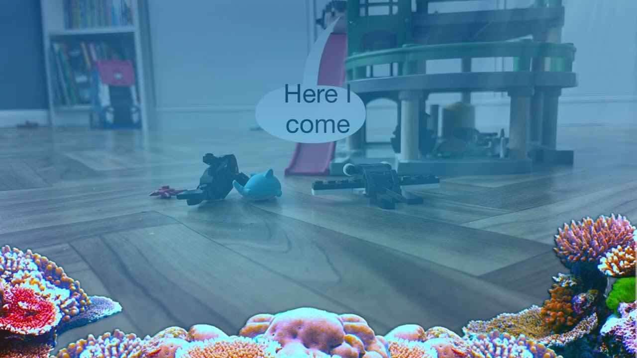 Lego orca goes to school! 