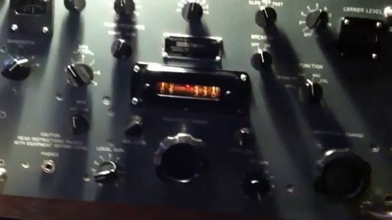 Collins R390A , Spy Number station ,9330 Khz DEC 1 745 UTC YouTube