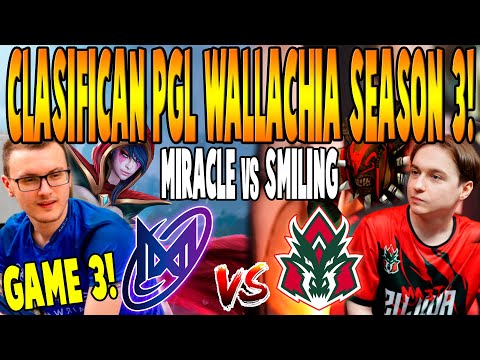 NIGMA GALAXY vs AVULUS [GAME 3] BO3 - MIRACLE vs SMILING KNIGHT-PGL WALLACHIA SEASON 3 DOTA 2 DOTA 2