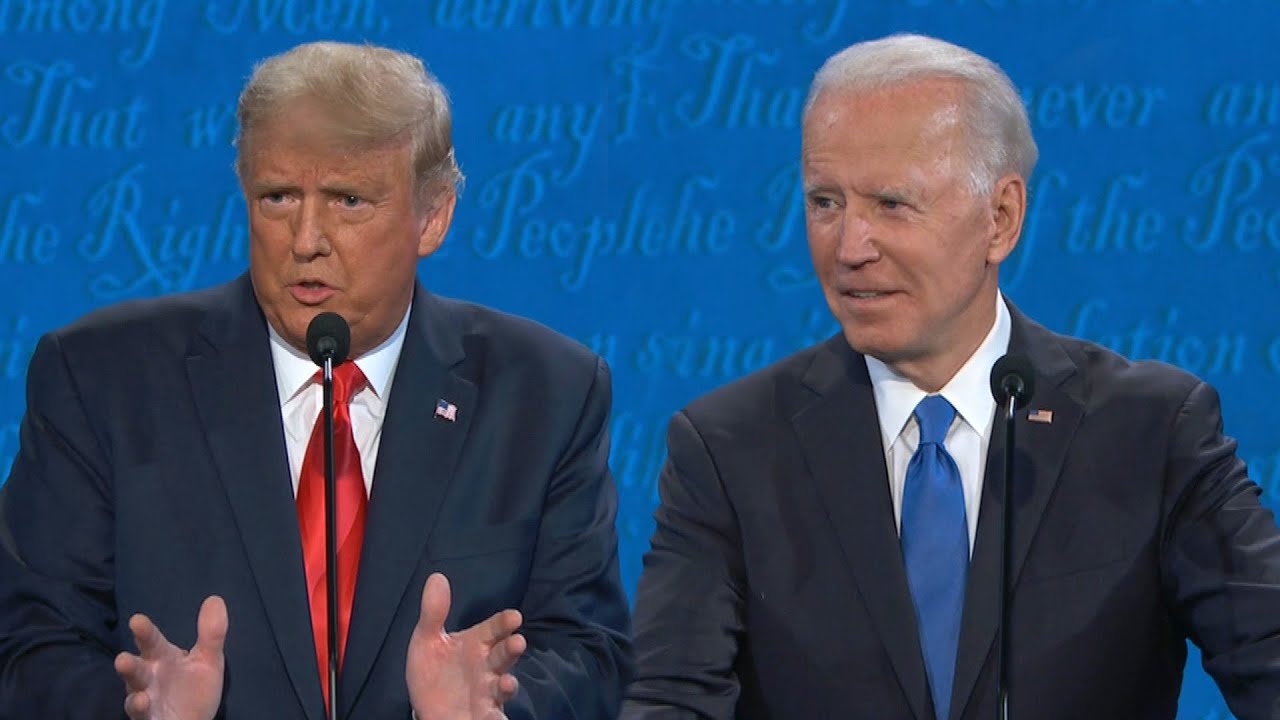 Donald Trump and Joe Biden Final Presidential Debate: Stars REACT - YouTube