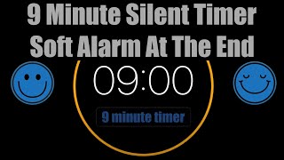 9 Minute Silent Timer With A Soft Alarm At The End | TIMER COUNTDOWN & ALARM screenshot 5