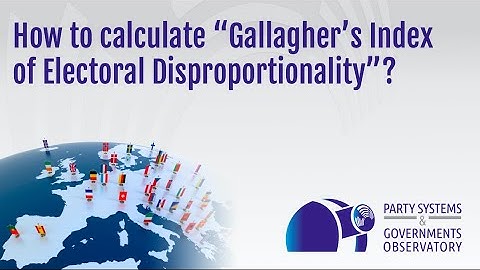 Electoral Disproportionality Index: calculations (step-by-step)