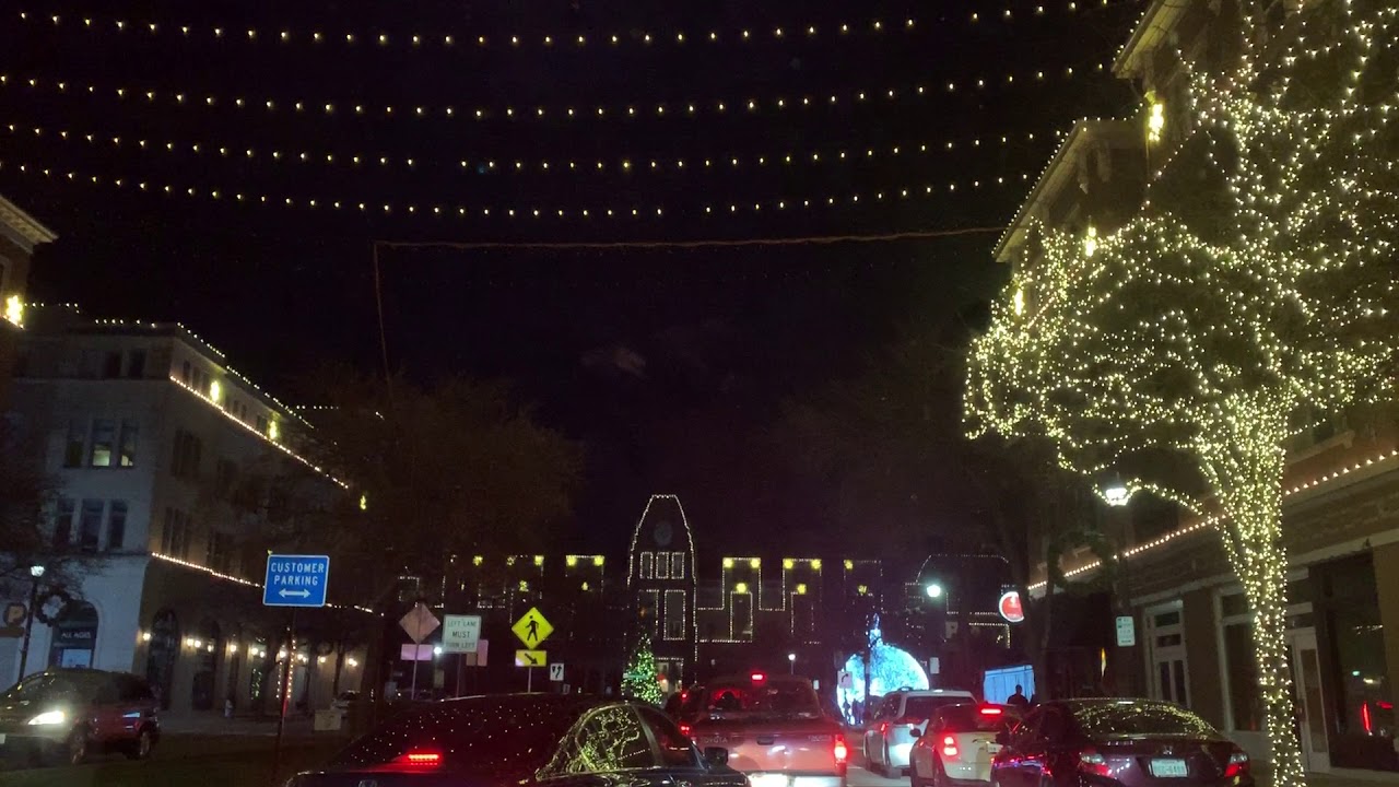 Dec 2019 Christmas Eve lights Frisco Square YouTube