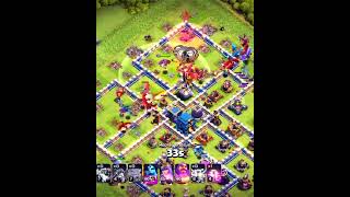clash of clans brand new dragon attack game play