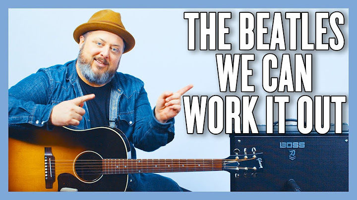We Can Work It Out Guitar version - Guitar performance video thumbnail