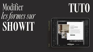 Showit Nouvelle Fonctionnalité Modifier Les Formes En 1 Clic