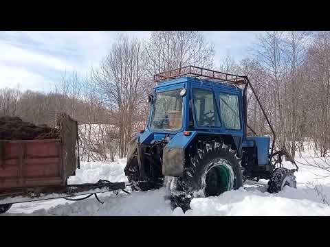 мтз вывоз навоза