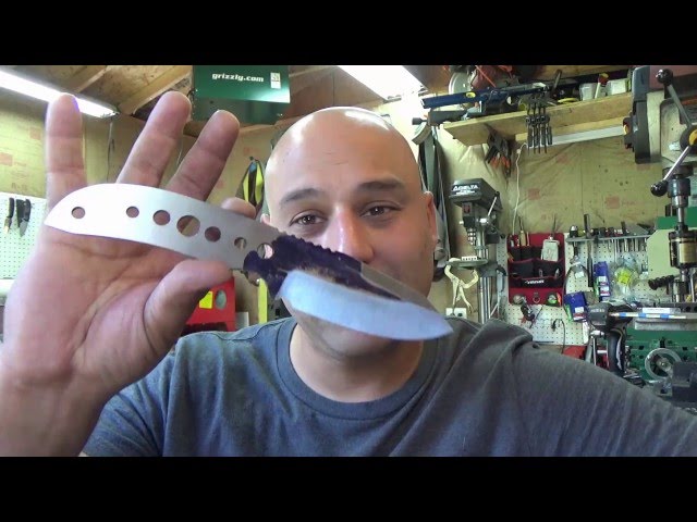 How to sharpen a knife on a belt grinder 