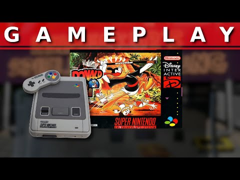 Video Gameplay : Donald Duck : Maui Mallard in Cold Shadow [SNES]