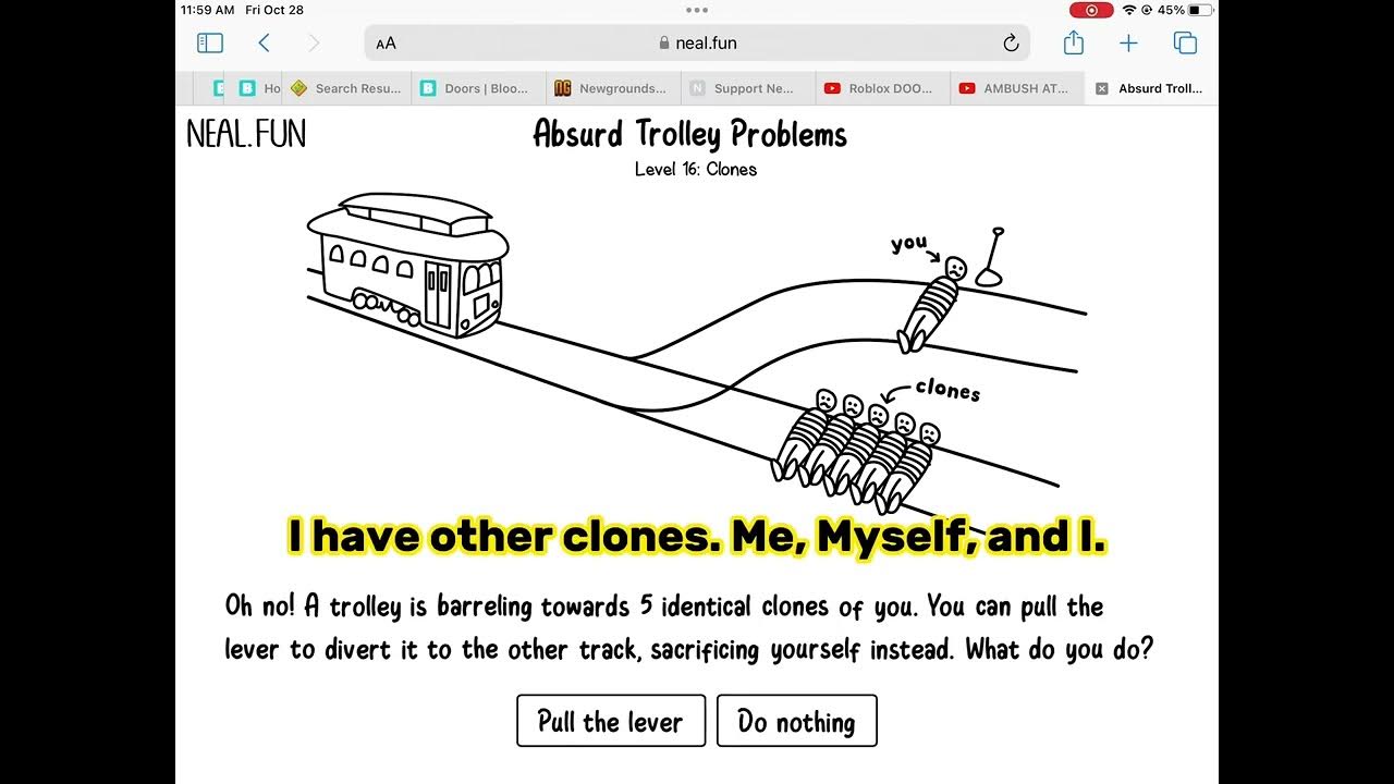 Absurd Trolley Problems. YouTube