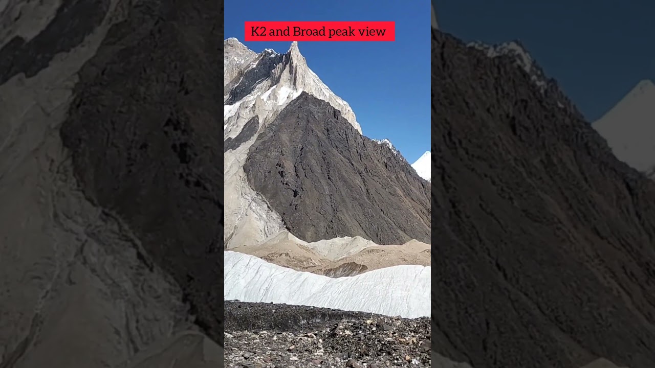 K2 and Broad peak view