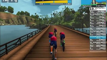 [251106] Zwift - TTT: WTRL Team Time Trial - Zone 10 (MOCHA) on Flatland Loop in Makuri Islands