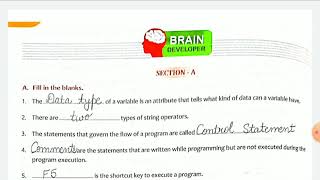 8TH COMPUTER CH-6 REVIEW PYTHON VIDEO - 5