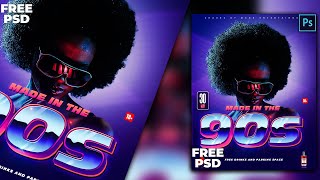 How to Design a beach / Club / Party banner, Poster, Flyer in Photoshop Tutorial + FREE PSD Beginner screenshot 3