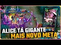 ALICE - O MAIS NOVO MONSTRO CRIADO PELA MOONTON - ALICE GAMEPLAY | Mobile Legends