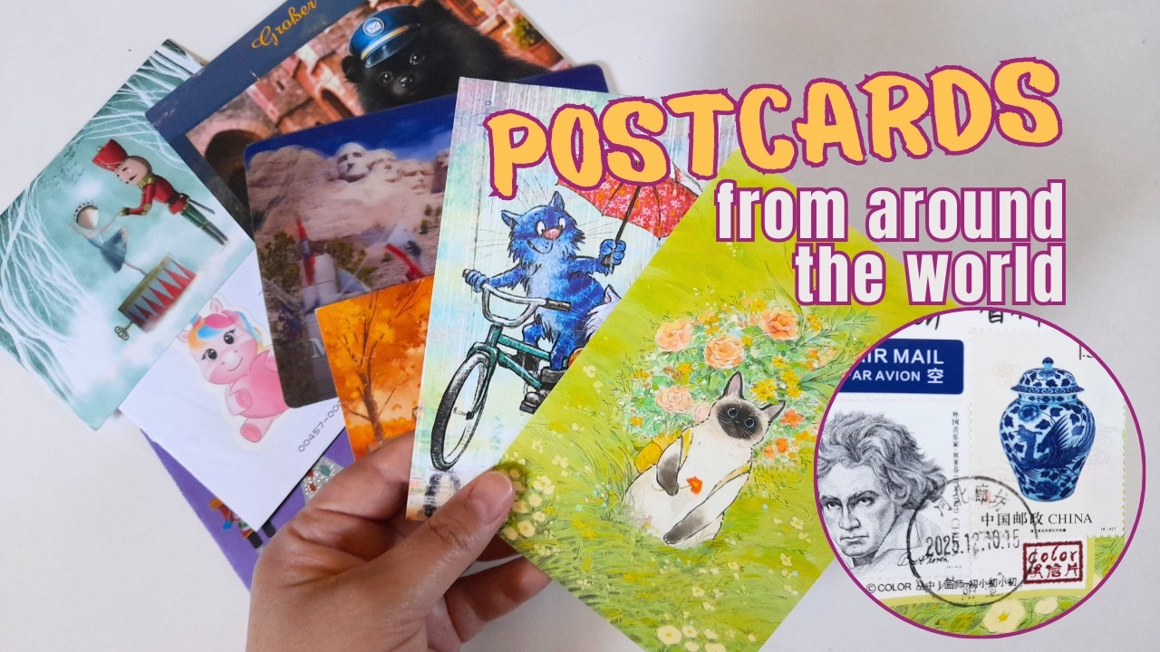 Global Mail Day. So Many Beautiful Stamps!