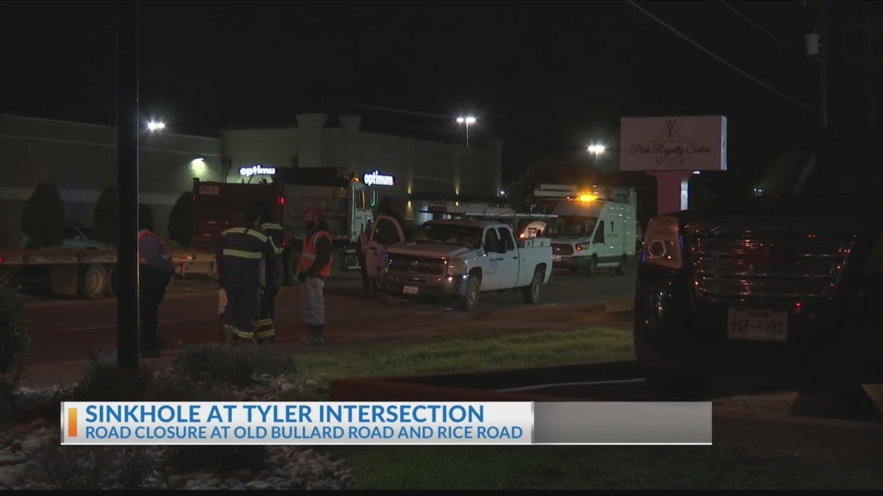 TRAFFIC ALERT: Portion of Rice Road closed due to possible sinkhole