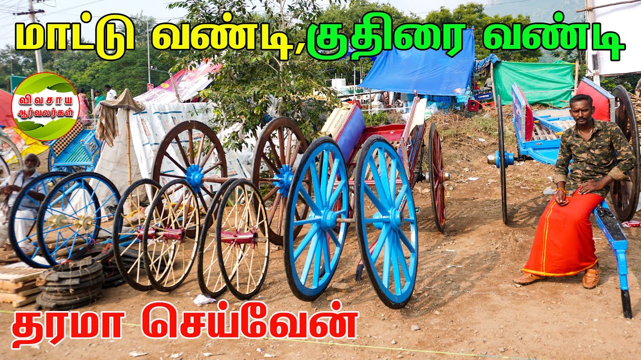 குறைந்த விலையில் மாட்டு வண்டி,குதிரை வண்டி செய்து தருவோம் #vivasayaarvalargal #thiruvannamalai #tvm