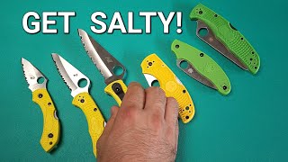 You need 1 of these Spyderco Knives (corrosion can go %#&@  itself)