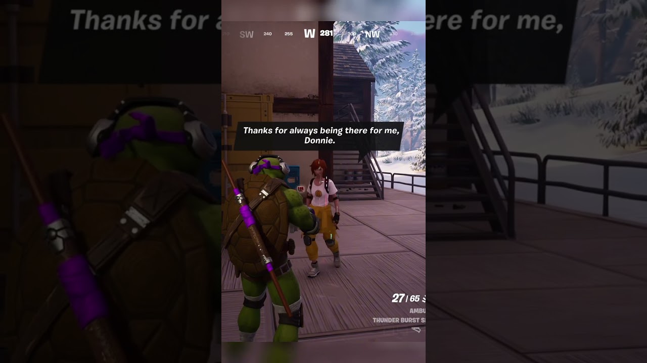 Hidden Dialogue With The TMNT Skins in Fortnite!💚🐢 