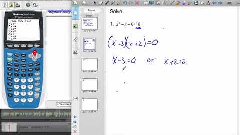 5.5.2 Solving Quadratics by Factoring