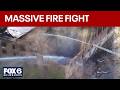 Milwaukee fire: Warehouse at risk of collapse | FOX6 News Milwaukee