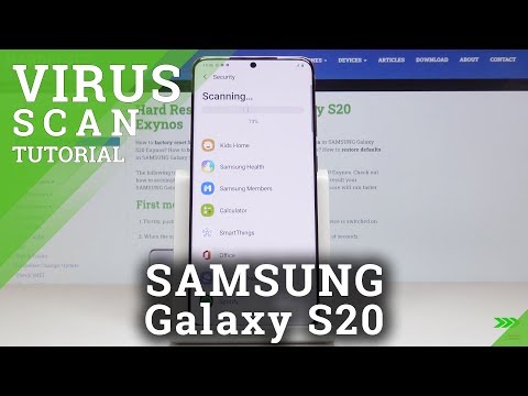 How to Virus Scan in SAMSUNG Galaxy S20 – Security / Anti-Malware Scan