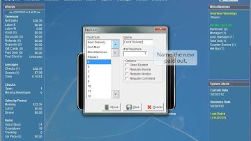 Setup a New Paid Out Reason - Focus POS