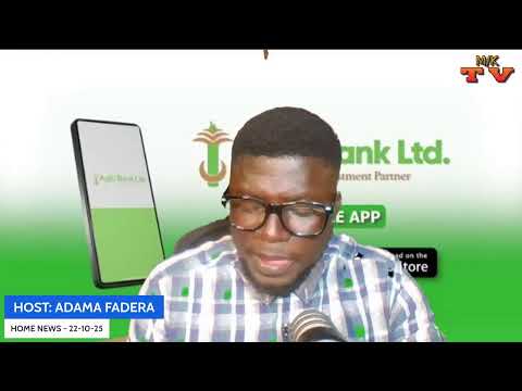 ON MENBE KERING TV SU KIBARO HOME NEWS WITH ADAMA FADERA SPONSORED AGIB BANK LTD 22 10 25