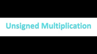 unsigned  multiplication 23