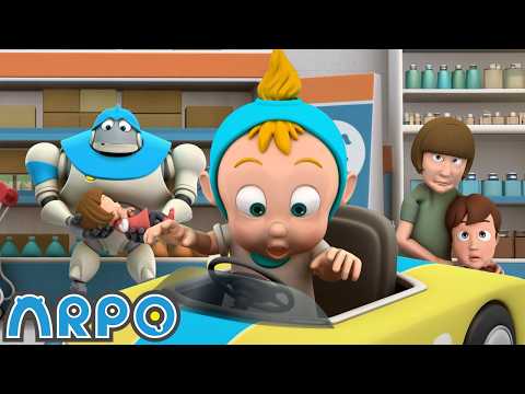 ARPO Loses Track of Daniel and Sally at the Market | ARPO | Classic ARPO Mayhem | Mission: Save Baby