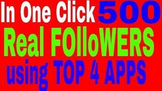 Increase Unlimited Real Instagram Followers by APP 2018| WE4U || WE4U tech&MORE screenshot 1