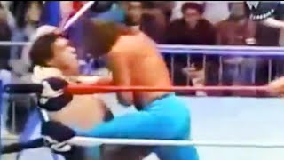 WWE WVR ANDRE THE GIANT VS JAKE  THE SNAKE ROBERTS MARCH 7 1989 FULLY REMASTERED SD 4K 60FPS