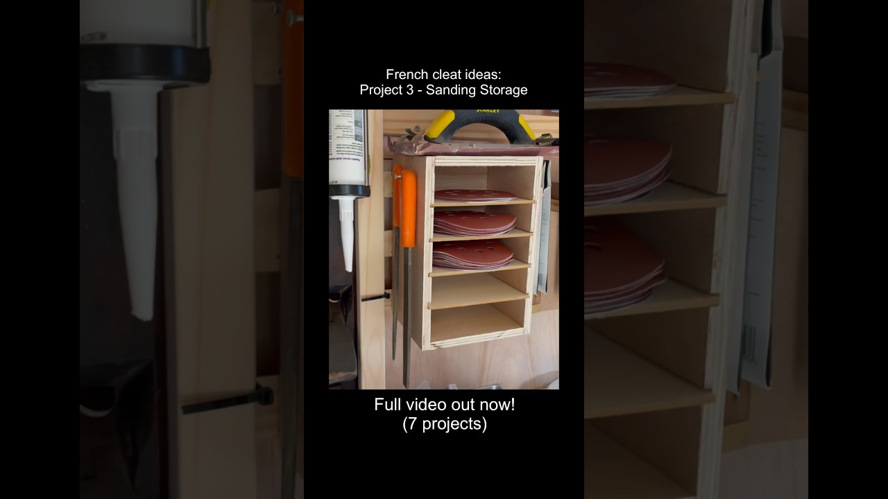 The ULTIMATE SANDPAPER STORAGE cabinet! 