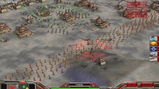 CHINA Infantry $10k  Command & Conquer Generals Zero Hour  1 vs 6 HARD Random Gameplay