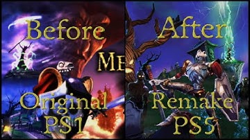 MediEvil PS1 vs. PS5 - Graphical Comparison