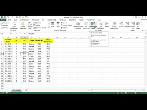 Video: Excel'de Yinelenen Değerler Nasıl Kaldırılır