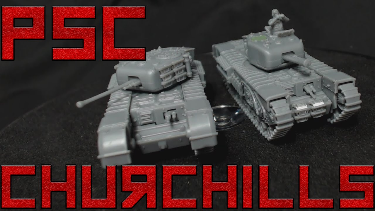 15mm Plastic Soldier Company Churchill Tanks.