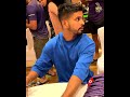 Kkr king shreyas iyer signatureshorts chayan mondal ajjubhai