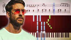 Calvin Harris, Dua Lipa - One Kiss - Piano Tutorial +SHEETS